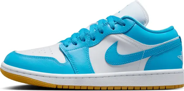 Кроссовки женские Nike AIR JORDAN 1 LOW голубо-белые DC0774-104