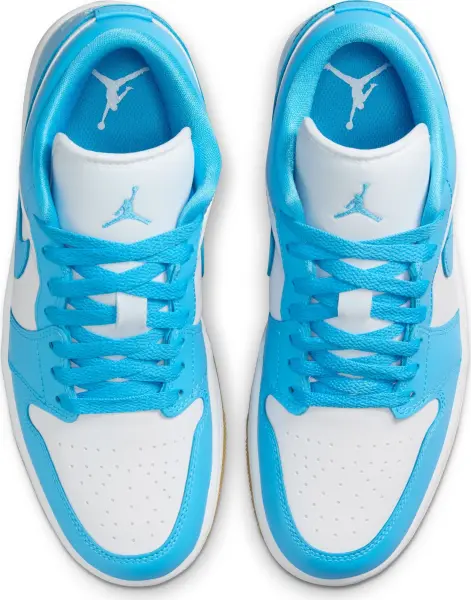 Кроссовки женские Nike AIR JORDAN 1 LOW голубо-белые DC0774-104
