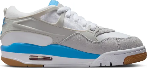 Кросівки підліткові Nike AIR JORDAN 4 RM (GS) світло-сіро-біло-блакитні FQ7938-104