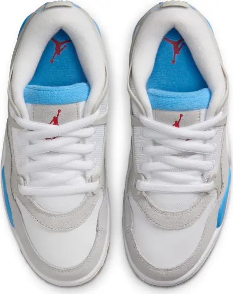 Кросівки підліткові Nike AIR JORDAN 4 RM (GS) світло-сіро-біло-блакитні FQ7938-104