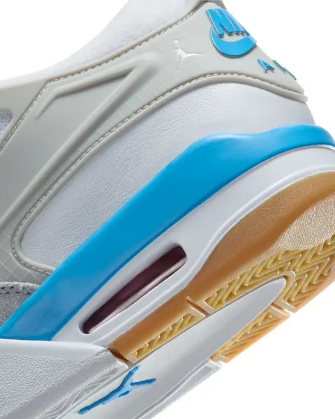 Кросівки підліткові Nike AIR JORDAN 4 RM (GS) світло-сіро-біло-блакитні FQ7938-104