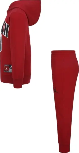 Спортивний костюм дитячий Nike JORDAN JERSEY TRACKSUIT червоно-чорний 85C651-R78