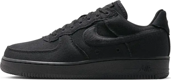 Кроссовки Nike AIR FORCE 1 LOW CANVAS черные HV1204-002