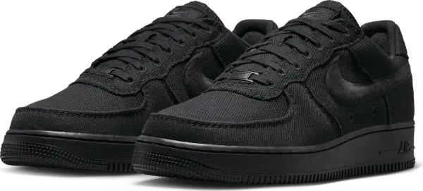 Кроссовки Nike AIR FORCE 1 LOW CANVAS черные HV1204-002