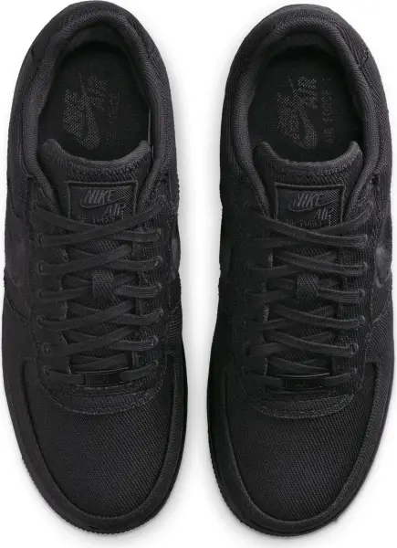 Кроссовки Nike AIR FORCE 1 LOW CANVAS черные HV1204-002