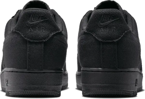 Кроссовки Nike AIR FORCE 1 LOW CANVAS черные HV1204-002