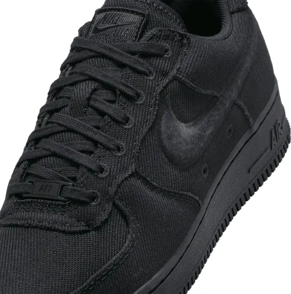 Кроссовки Nike AIR FORCE 1 LOW CANVAS черные HV1204-002