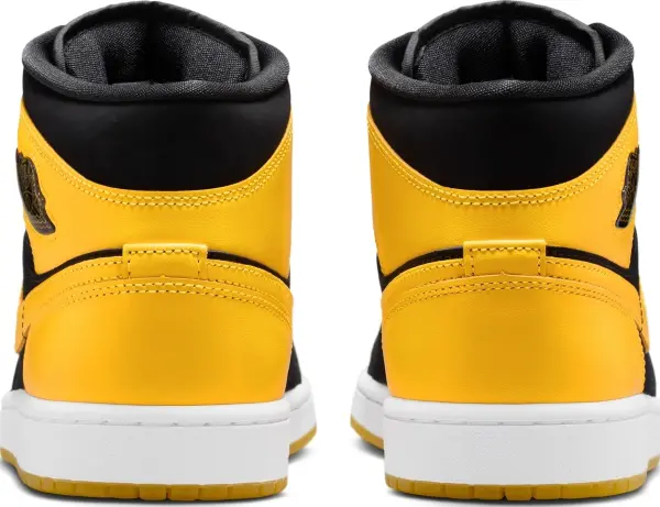 Кросівки Nike AIR JORDAN 1 MID SE жовто-чорні HJ6654-071