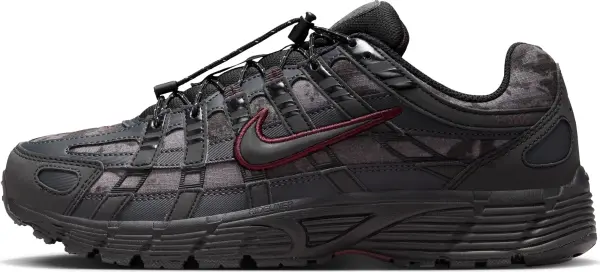 Кроссовки Nike P-6000 темно-серо-бордовые HQ4054-001