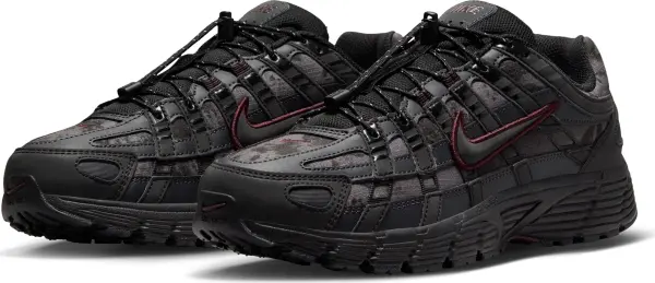 Кроссовки Nike P-6000 темно-серо-бордовые HQ4054-001
