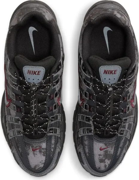 Кроссовки Nike P-6000 темно-серо-бордовые HQ4054-001