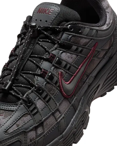 Кроссовки Nike P-6000 темно-серо-бордовые HQ4054-001