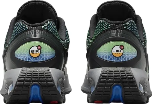 Кроссовки подростковые Nike AIR MAX DN (GS) черно-салатово-голубые FB8987-010
