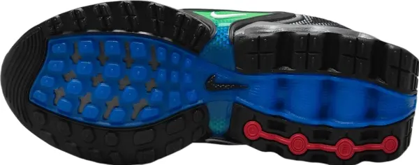 Кроссовки подростковые Nike AIR MAX DN (GS) черно-салатово-голубые FB8987-010