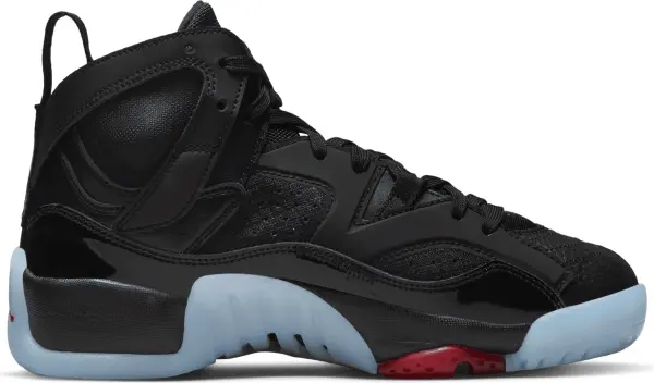 Кроссовки подростковые Nike JUMPMAN TWO TREY (GS) черно-голубые DQ8431-003