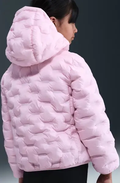 Куртка детская Nike SEAMLESS QUILTED PUFFER светло-розовая 36N108-A9Y