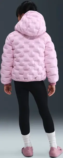 Куртка детская Nike SEAMLESS QUILTED PUFFER светло-розовая 36N108-A9Y