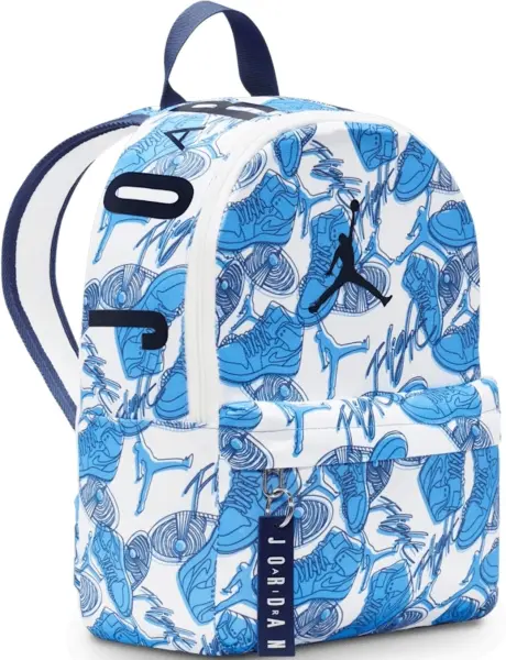 Рюкзак дитячий Nike AIR JORDAN MINI блакитно-білий 7A0654-J45