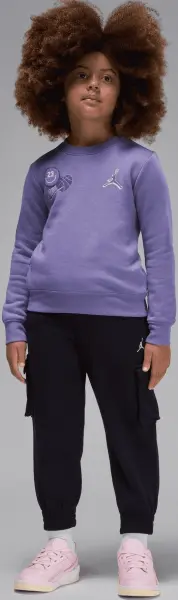 Спортивный костюм детский Nike BLUE JEANS AND BLING фиолетово-черный 35F206-023