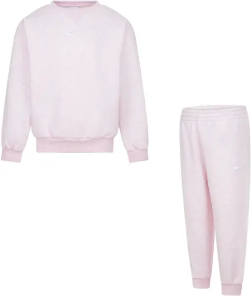 Спортивний костюм дитячий Nike ESSENTIAL FLEECE CREW світло-рожевий 36M188-AAR