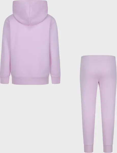 Спортивний костюм дитячий Nike JORDAN JERSEY TRACKSUIT світло-рожево-білий 35C651-A9Y