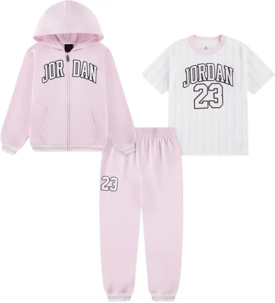Спортивний костюм дитячий Nike JORDAN світло-рожево-білий 35F275-A9Y