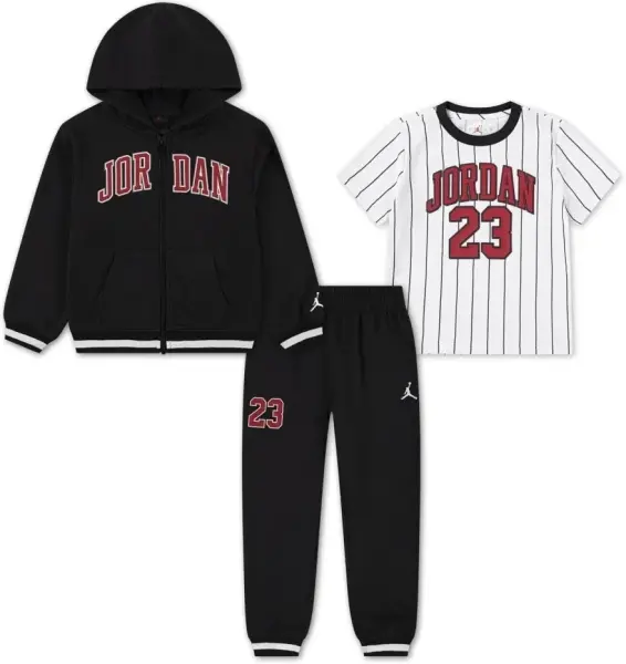 Спортивний костюм дитячий Nike JORDAN чорно-червоно-білий 85F275-023