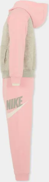 Спортивний костюм дитячий Nike SPORTSWEAR рожево-сіро-білий 36N341-A0W