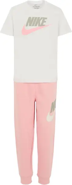 Спортивний костюм дитячий Nike SPORTSWEAR рожево-сіро-білий 36N341-A0W