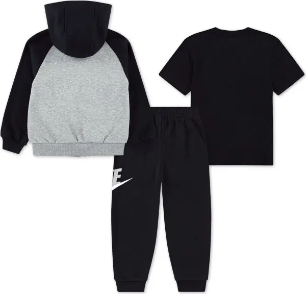 Спортивный костюм детский Nike SPORTSWEAR черно-серый 86N341-023