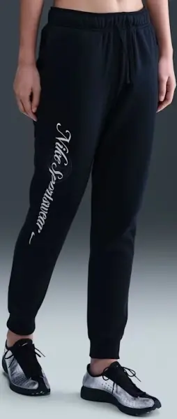 Спортивный костюм женский Nike SPORTSWEAR CLUB FLEECE GRAPHIC черно-белый IH8496-010__HV2346-010