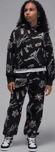 Спортивний костюм підлітковий Nike JORDAN 23 THROWBACK чорно-сірий 45F264-023__45F265-023