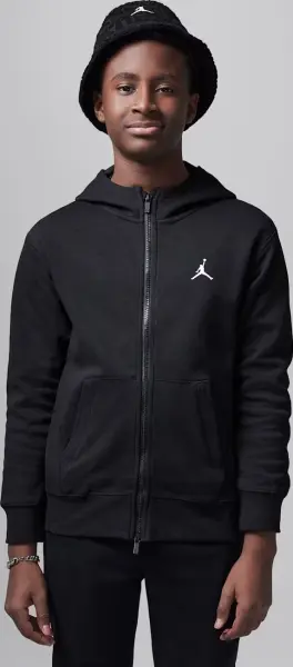 Толстовка подростковая Nike DRI-FIT SPORT STATEMENT HOOP FLEECE черная 95D273-023