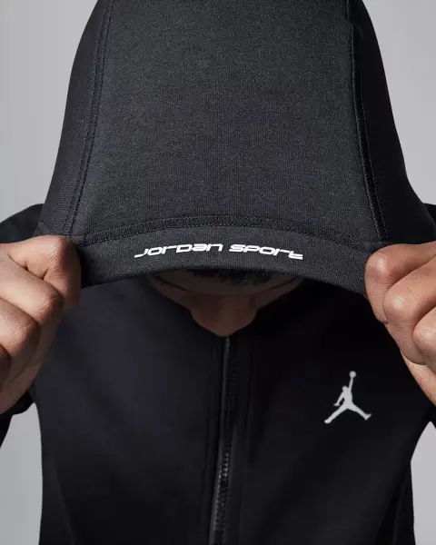 Толстовка подростковая Nike DRI-FIT SPORT STATEMENT HOOP FLEECE черная 95D273-023
