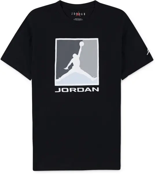 Футболка подростковая Nike JORDAN FLIGHT ESSENTIALS BOXED LOGO 3.0 черная 95F057-023