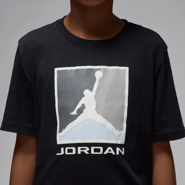 Футболка подростковая Nike JORDAN FLIGHT ESSENTIALS BOXED LOGO 3.0 черная 95F057-023
