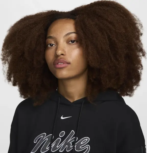 Худі жіноче Nike SPORTSWEAR PHOENIX FLEECE чорне HV3774-010