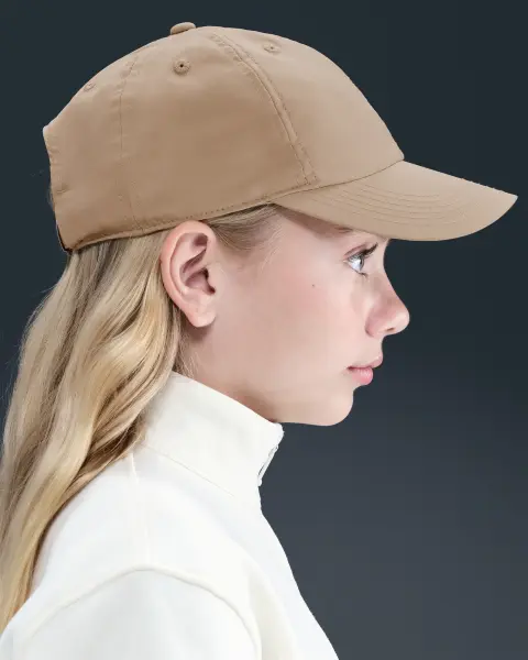 Бейсболка підліткова Nike DRI-FIT CLUB UNSTRUCTURED METAL SWOOSH світло-коричнева FB5064-200