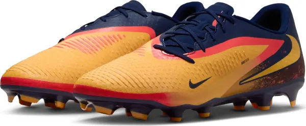 Бутси Nike PHANTOM 6 LOW ACADEMY 'ERLING HAALAND' FG/MG EH оранжево-червоно-темно-сині HQ2314-800