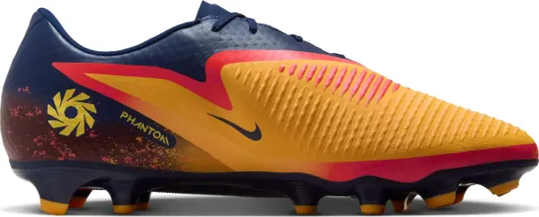 Бутси Nike PHANTOM 6 LOW ACADEMY 'ERLING HAALAND' FG/MG EH оранжево-червоно-темно-сині HQ2314-800
