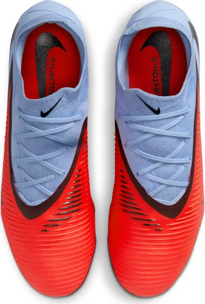 Бутси Nike PHANTOM 6 LOW PRO FG світло-синьо-червоні HJ4122-400