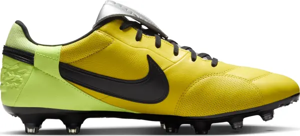 Бутси Nike PREMIER III FG жовто-лаймово-срібні HM0265-700