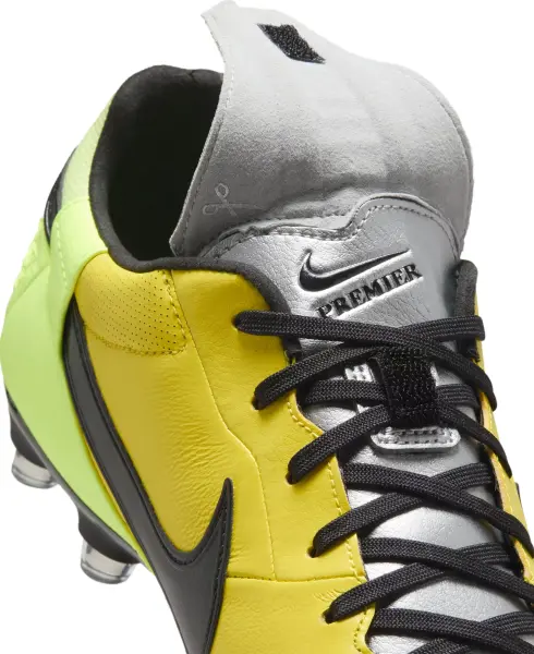Бутси Nike PREMIER III FG жовто-лаймово-срібні HM0265-700