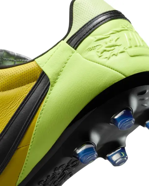 Бутси Nike PREMIER III FG жовто-лаймово-срібні HM0265-700
