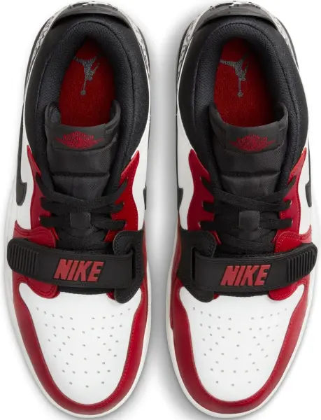 Кроссовки Nike JORDAN AIR LEGACY 312 LOW красно-бело-черные CD7069-106