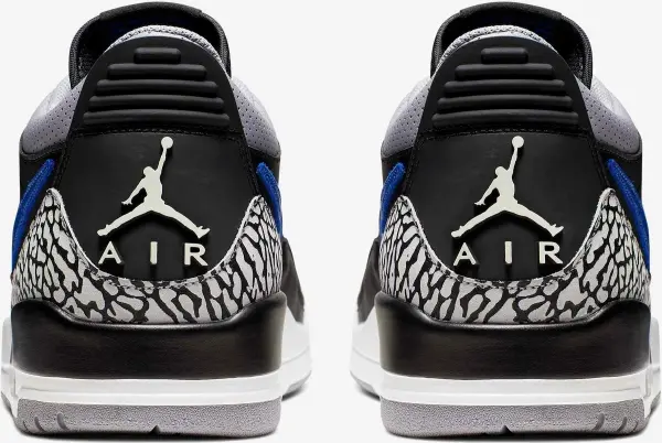 Кроссовки Nike JORDAN AIR LEGACY 312 LOW сине-черно-серые CD7069-041