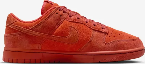 Кроссовки женские Nike DUNK LOW SE красно-темно-оранжевые HV5756-633