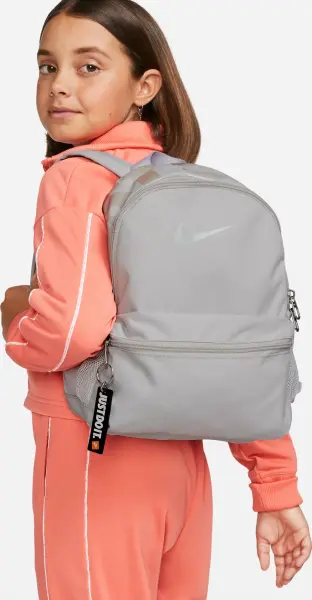 Рюкзак подростковый Nike BRASILIA JDI MINI BACKPACK 11L серый DR6091-078