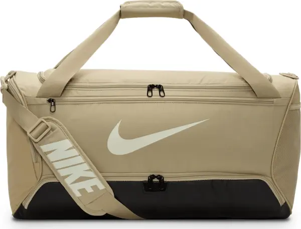 Сумка спортивна Nike BRASILIA 9.5 TRAINING DUFFEL BAG M 60L бежева DH7710-253