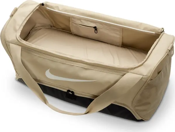 Сумка спортивна Nike BRASILIA 9.5 TRAINING DUFFEL BAG M 60L бежева DH7710-253
